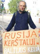 Protestuotojas K. Urba